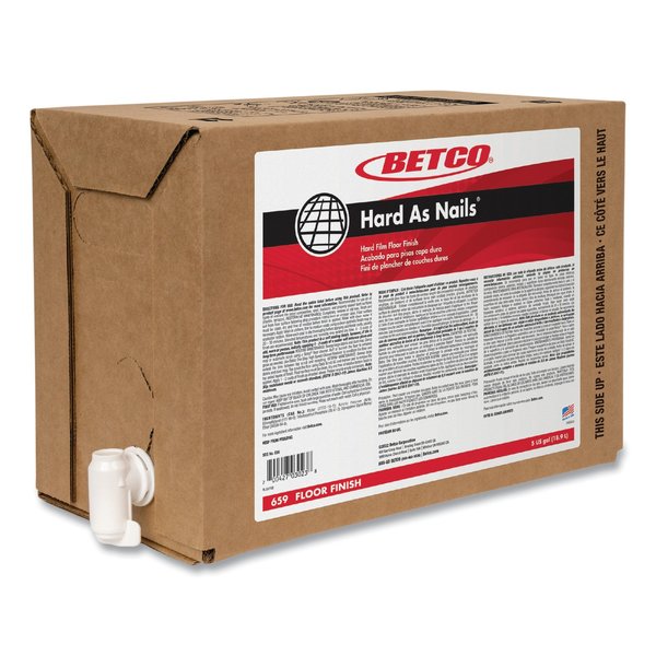 Betco Hard as Nails Floor Finish, 5 gal Bag-in-Box 659B500